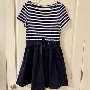 Kate Spade Navy and White Striped Dress Small